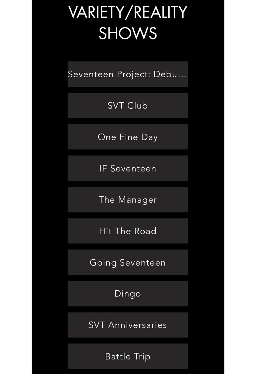 brielives's tweet photo. While Going Seventeen is on break, I decided to upload other svt variety/reality shows that you can binge watch + I alr uploaded the much awaited POL DVD on my website. 🤍

svt contents page: https://t.co/OM239UEnvQ https://t.co/BLa6f7Sao0