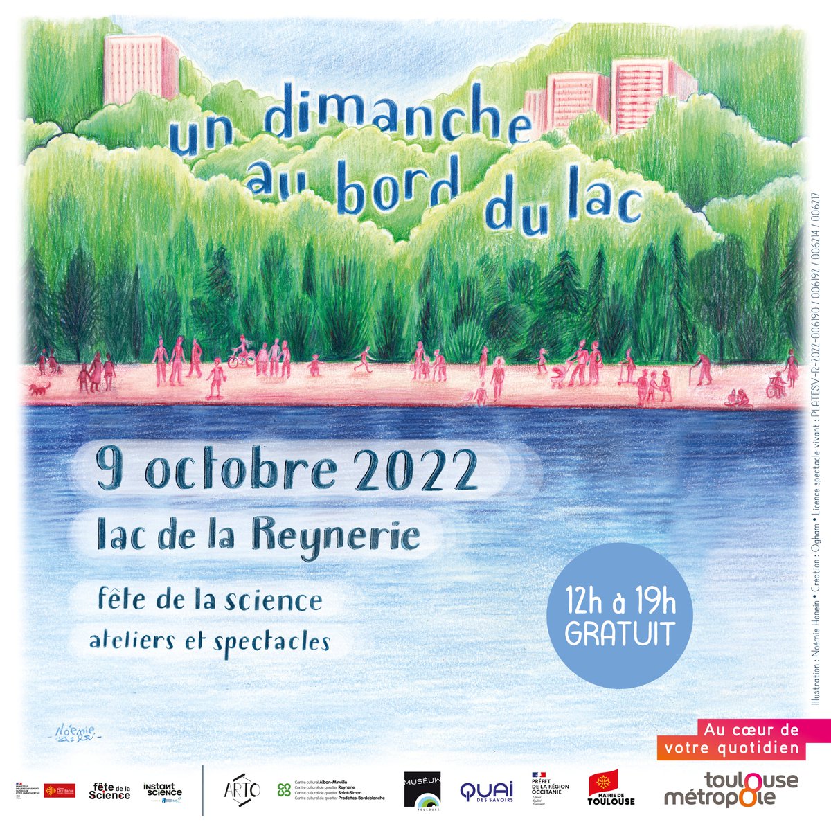 Ce dimanche 9 octobre, la #science s'invite au lac de la #Reynerie ! Explorer la #nature, ateliers pour petits et grands, spectacles... un après-midi festif autour des technologies et de la #biodiversité 👉🏼 bit.ly/3rtxl9H