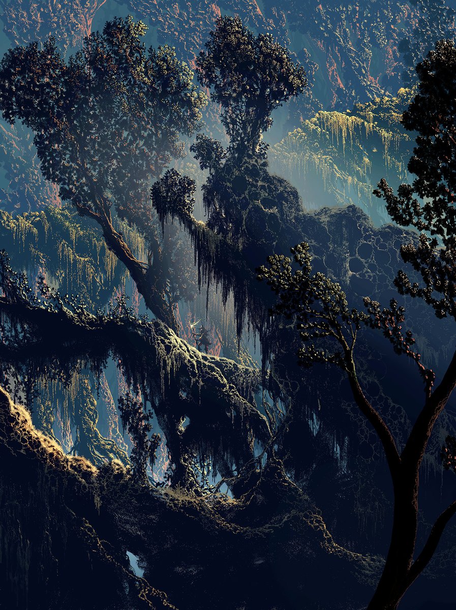 Forest Maze III. Personal art 2022.