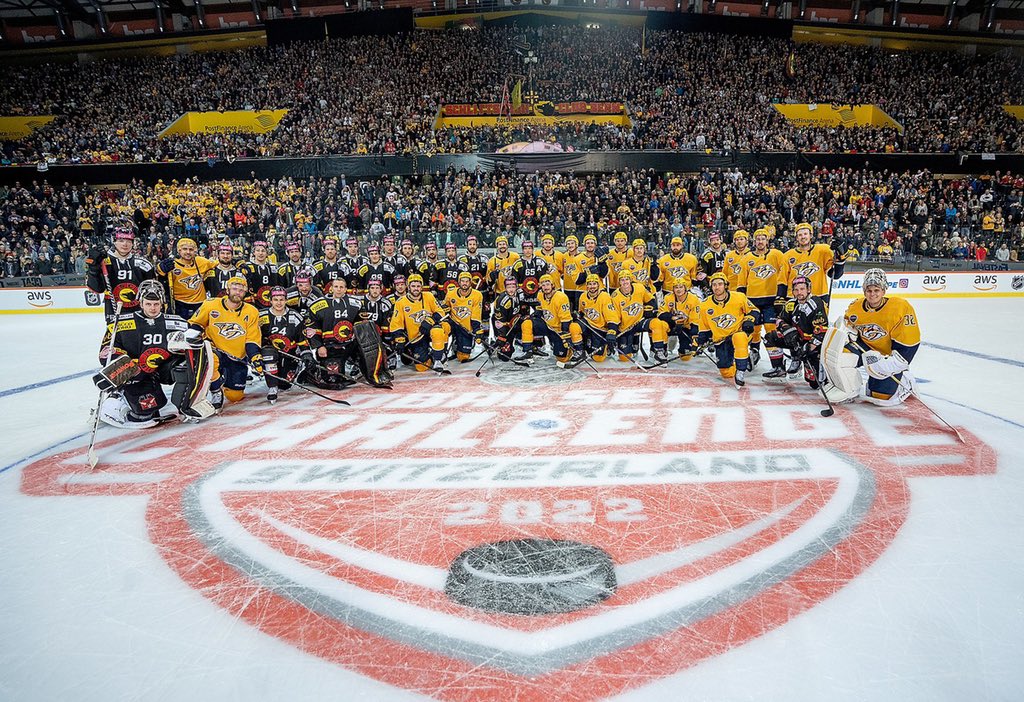 PredsNHL's tweet image. A night we’ll never forget. 

Thank you for showing our Captain and team so much love, @scbern_news!