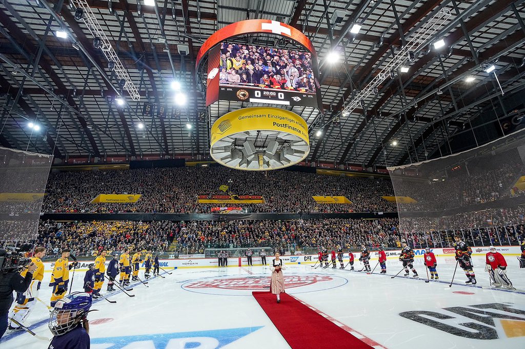 PredsNHL's tweet image. A night we’ll never forget. 

Thank you for showing our Captain and team so much love, @scbern_news!