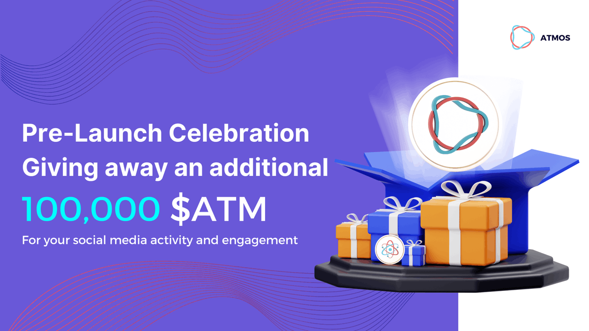 ⏰ Event Duration: Oct 3rd, 12:00 pm UTC - Oct 18th, 12:00 pm UTC
🎁 Reward: 100,000 $ATM tokens
🏆 Winner: 500 winners 
Submit here : wn.nr/pQYSm6 
#airdrop #nft