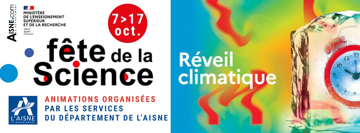 #Fêtedelascience Le Département de l'Aisne vous propose des activités pour petits et grands ! Plus d'infos : geodomia.fr