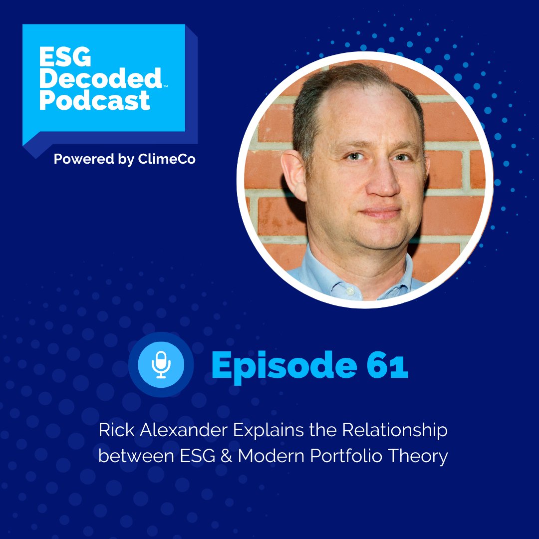 ESGDecoded's tweet photo. Check out the latest episode of the @ESGDecoded Podcast, hosted by Kaitlyn Allen, featuring Rick Alexander, founder of @universal_owner (The Shareholder Commons).

Watch it here: https://t.co/sgxEZds0fY https://t.co/88fgbyhNIz