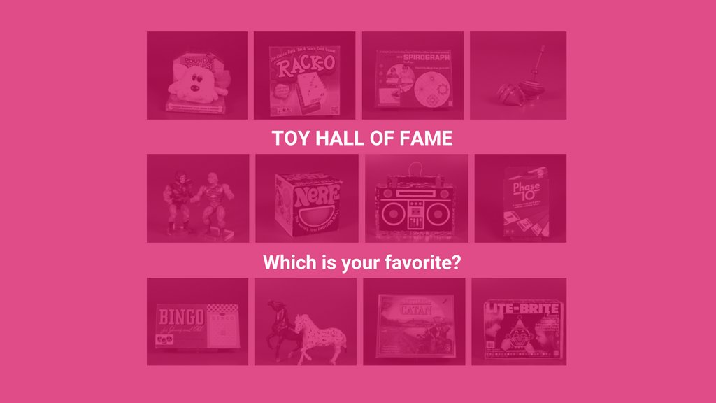 Of course we're most familiar with the Rock &amp; Roll Hall of Fame based here in Cleveland but did you know there's a Toy Hall of Fame? Inductees will be announced November 10th. 🪀🧸

Check out the fun finalists for a bit of nostalgia here:
mailchi.mp/clevergirlmark…