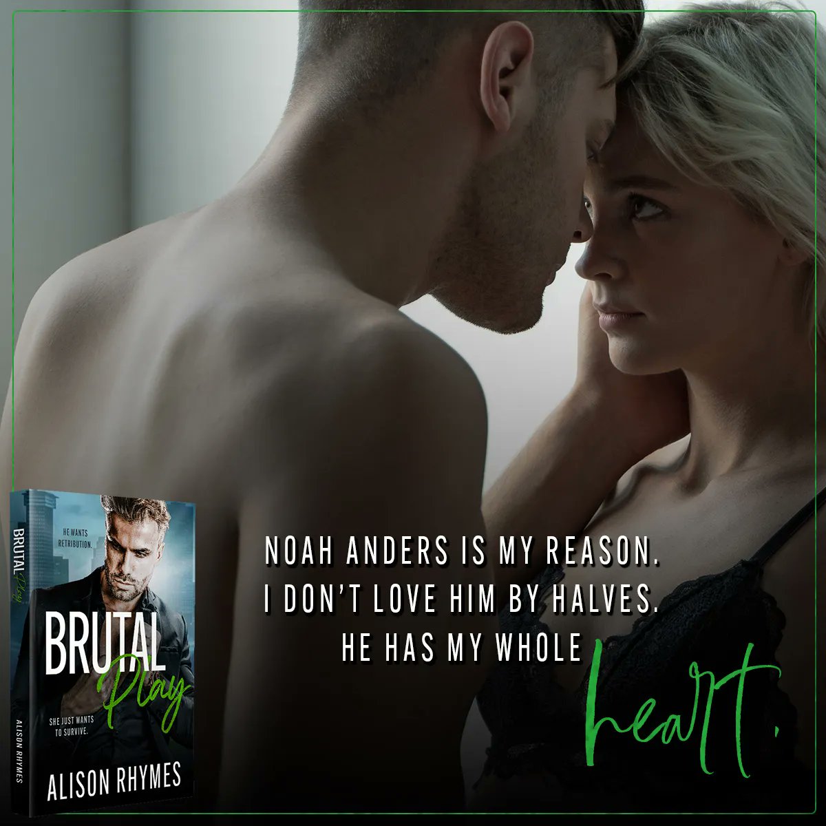 𝐁𝐫𝐮𝐭𝐚𝐥 𝐏𝐥𝐚𝐲 by Alison Rhymes is coming October 25th! This is an enemies to lovers, second chance romance that you won't want to miss! Pre-order here: buff.ly/3r8zMOL