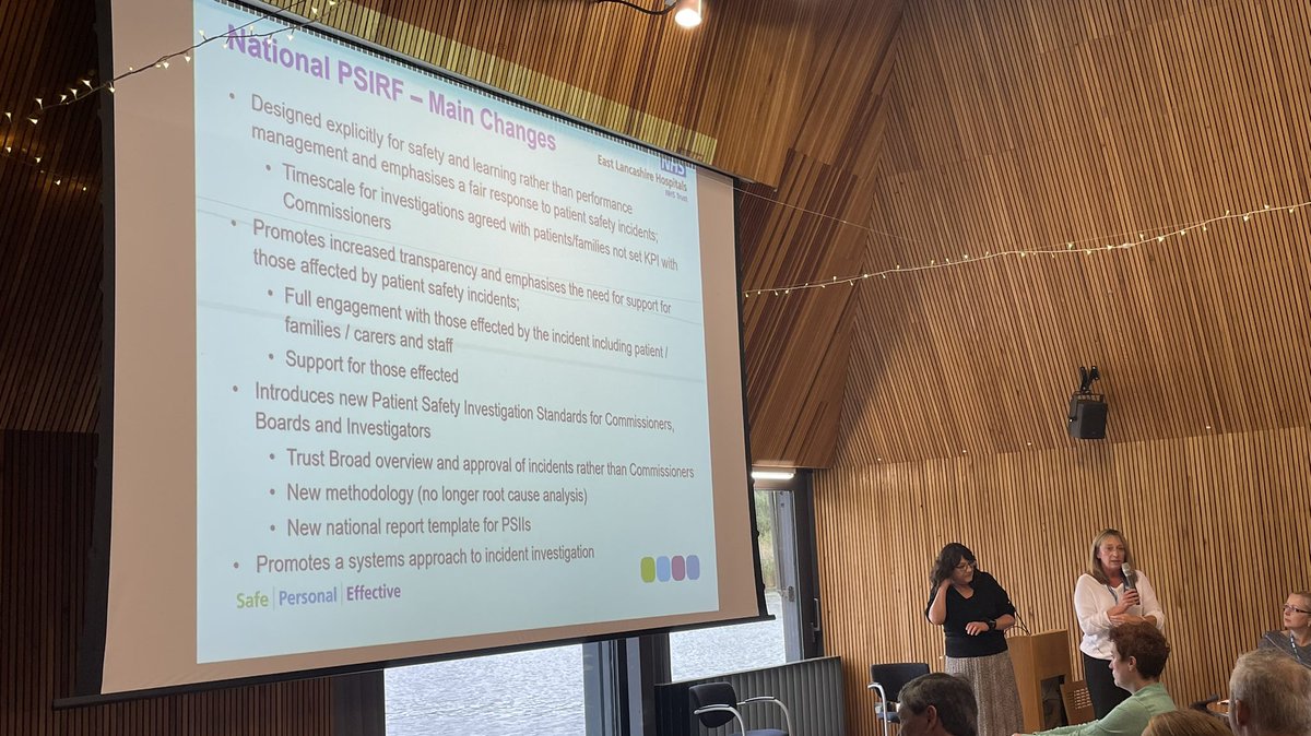 JoanneReynard's tweet photo. Thanks to Kirsty Holt and Jacquetta Hardacre for the excellent presentation on #PSIRF #PSRtoolbox #PIR #RCA how do we get that local knowledge and feed back #PatientFamilyEngagement #teamwork #righttools #actionplans https://t.co/nwcIHE0awt
