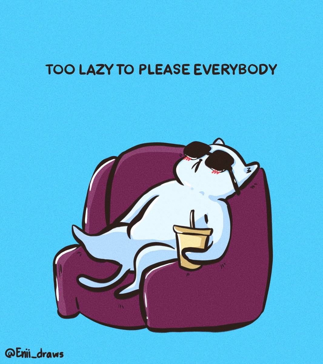 Enii_draws's tweet photo. Too lazy to please everybody
🐱🕶 https://t.co/efUqwdfbnc