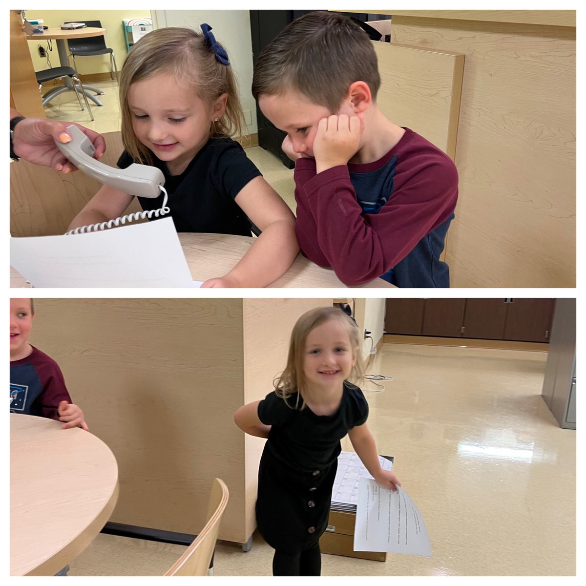 MiltonTerrace's tweet photo. This awesome @MTEKindergarten friend did today’s morning announcements &amp; ended with a bow! 🎤👏👏🤩#bscsd #WeLoveMTE💚 https://t.co/UCiRe7voAU