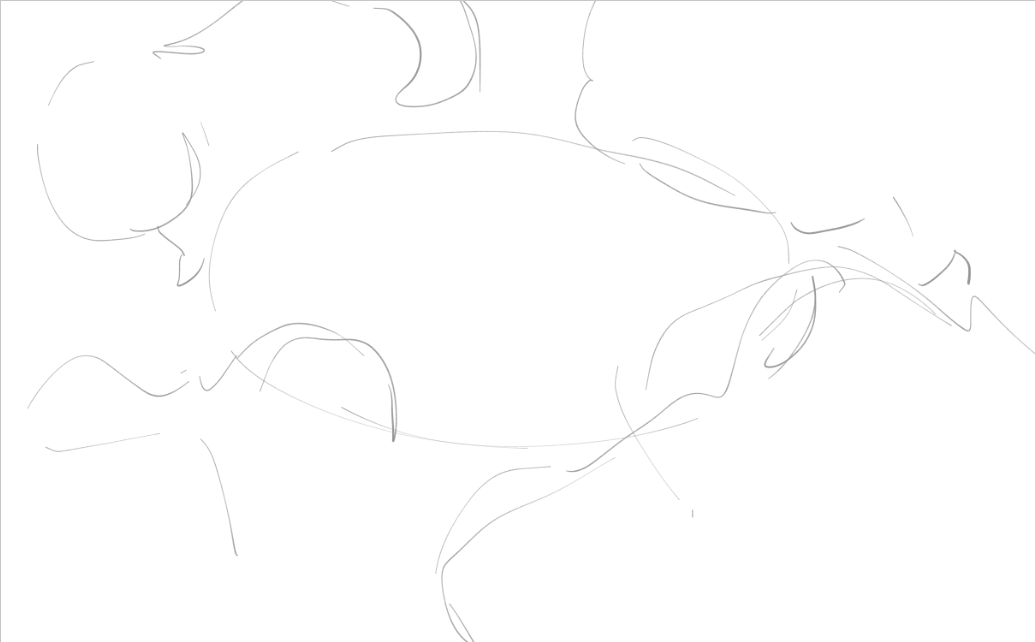 Here is a little bit of my process~
composition →sketch →final sketch →lineart!!! 
now its time to color 😱 