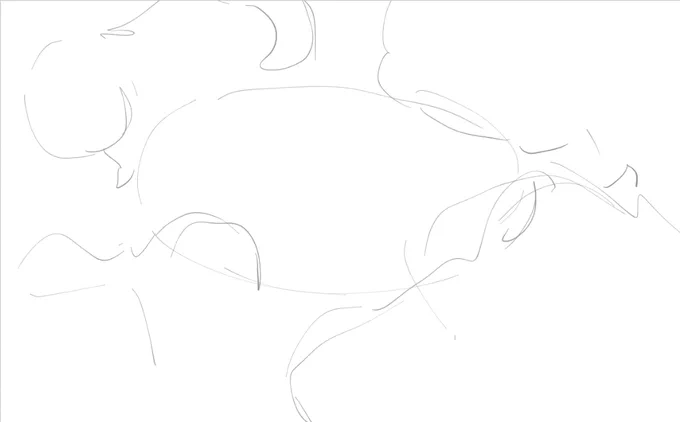 Here is a little bit of my process~
composition →sketch →final sketch →lineart!!! 
now its time to color 😱 