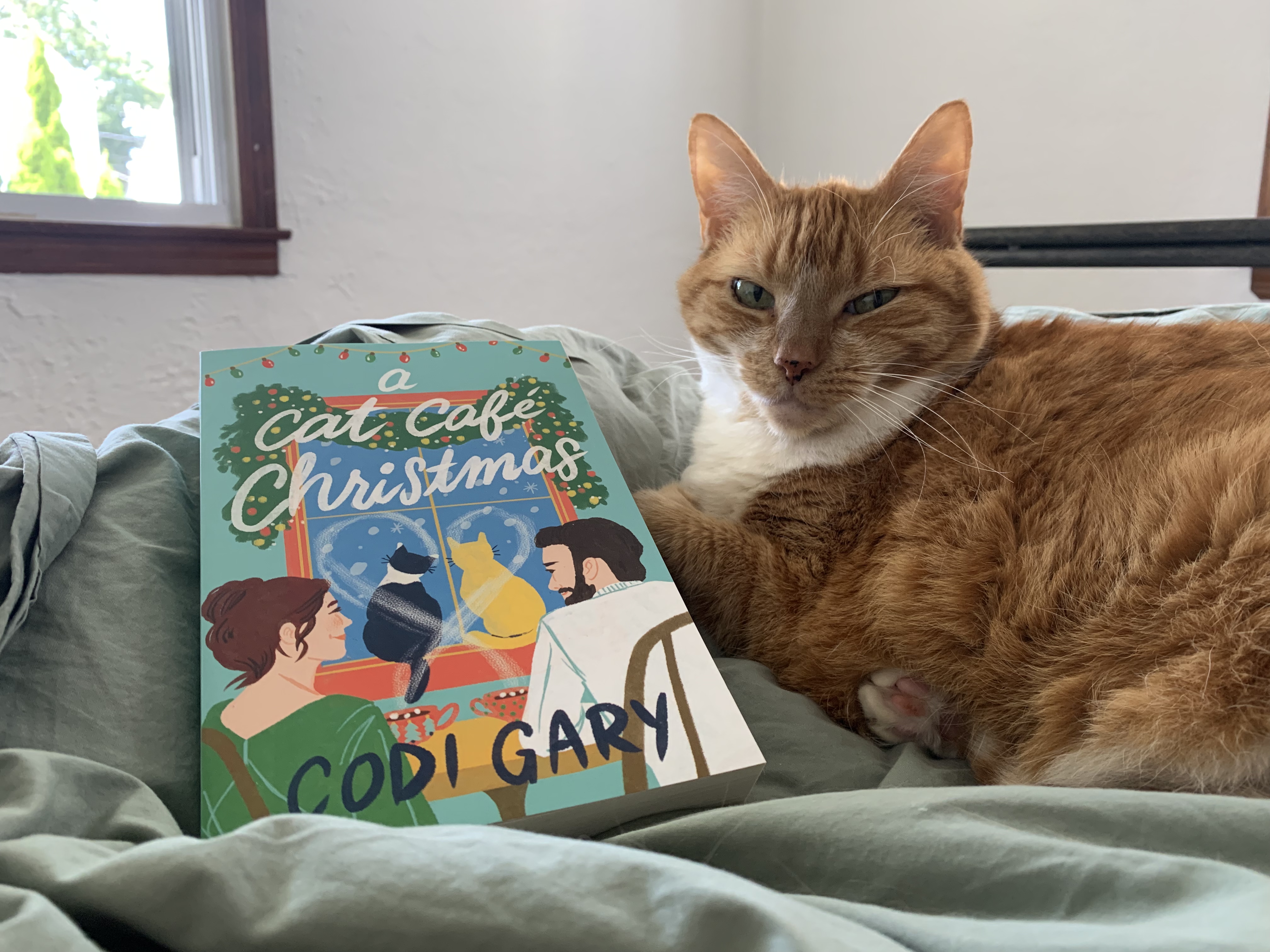 A Cat Café Christmas by Codi Gary