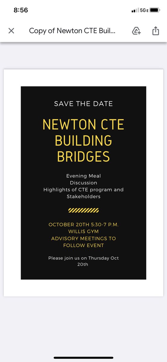 dmoscte's tweet photo. Newton High CTE is looking forward to hosting our community stakeholders. Email Diane.moser@usd373.org to RSVP!!
@NewtonHSKS @NewtonSchoolsKS https://t.co/qXfybX3fXL
