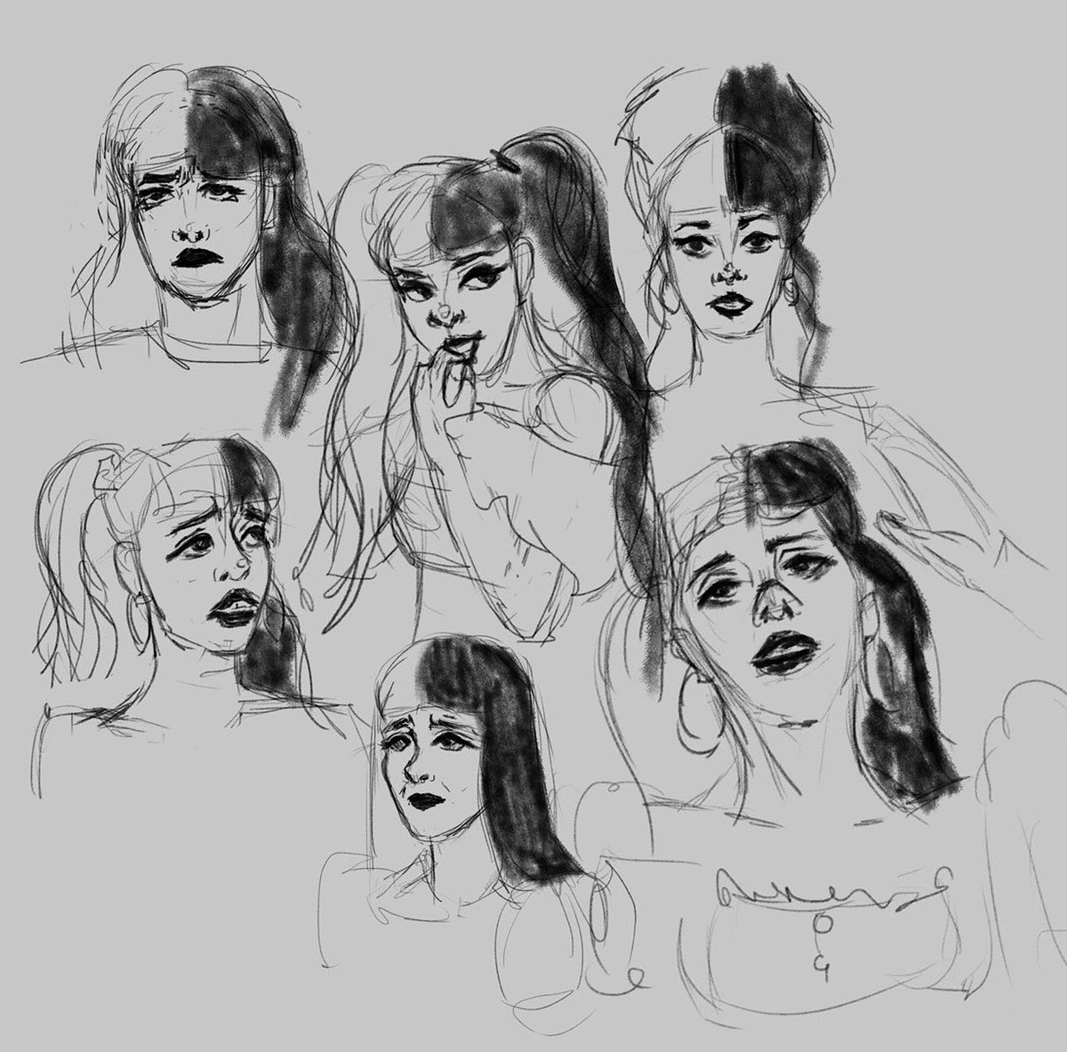 pintsenz's tweet photo. expression study of Melanie Martinez from k-12 @MelanieLBBH #expession #melaniemartinez https://t.co/CDlcZ20Ke3