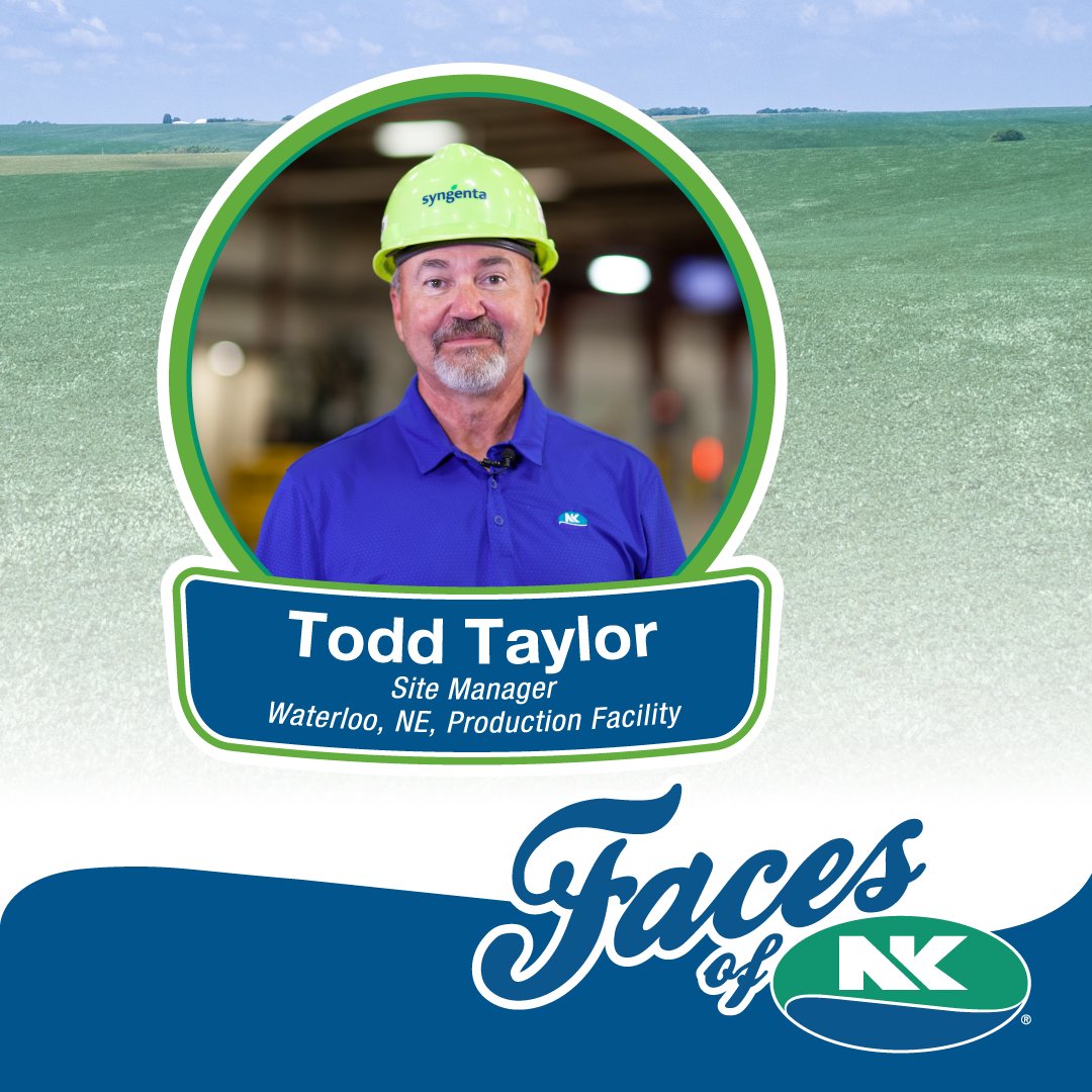 This month’s #FacesofNK is Todd Taylor. Todd has been a dedicated member of the Syngenta Seeds Waterloo, NE, production facility for 32 years. The facility is currently running 24-hour days processing corn from #HarvestNK22. Thank you for all the hard work, Todd &amp; team!