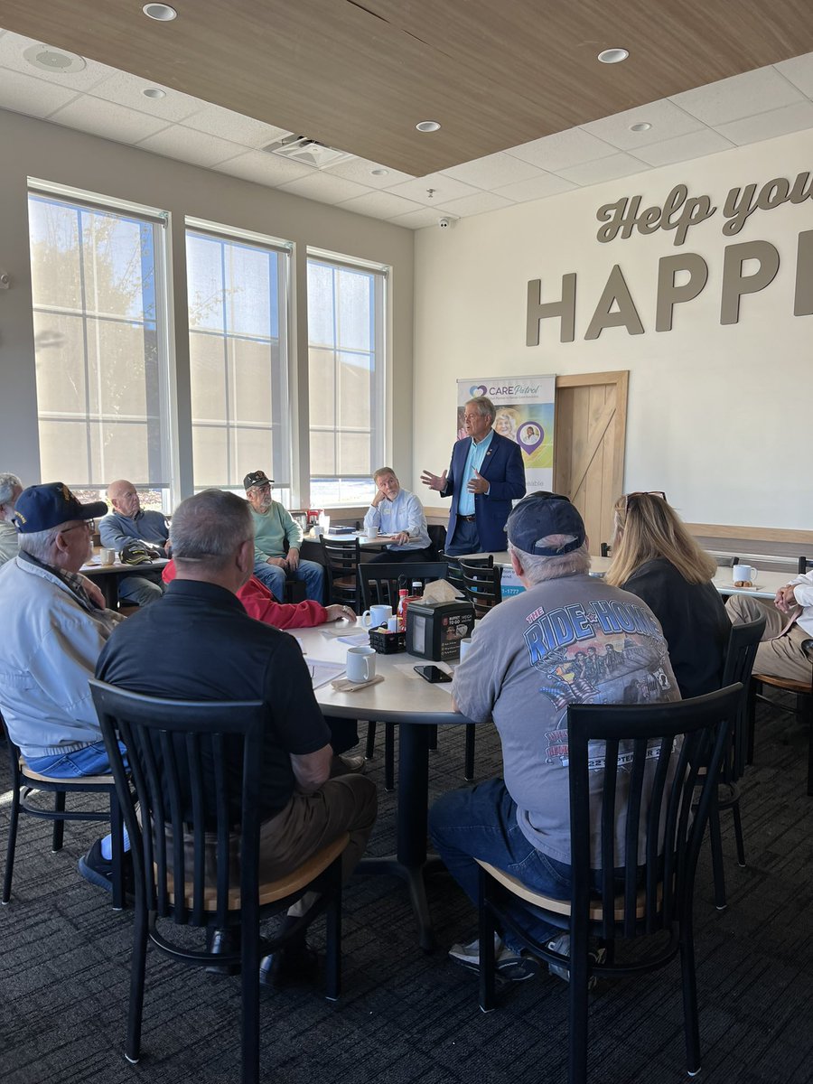 I appreciate <a href="/RepRalphNorman/">Rep. Ralph Norman</a> speaking to our veterans brew and chew event this morning. York County is lucky to have such an incredible advocate for our #Veterans community. <a href="/YorkCountyVets/">YorkCountyVets</a>