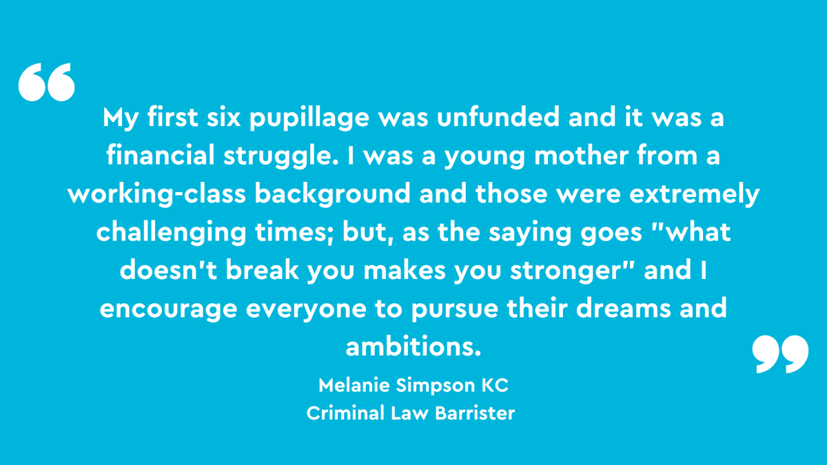 Since joining Gray’s Inn in 1996, Melanie Simpson KC has become a highly regarded criminal defence barrister, renowned for her exceptional cross-examination and high acquittal rate. 

We asked her to share one challenge she faced in her journey to the Bar. 
#BlackHistoryMonth