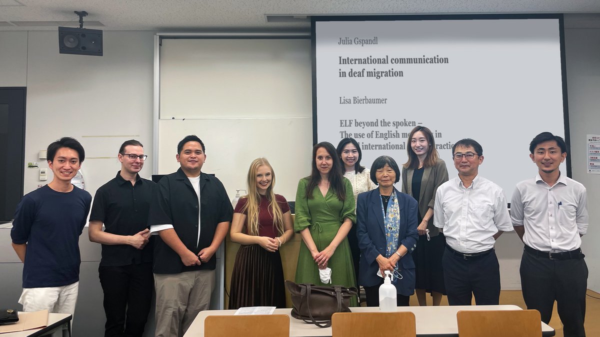 BierbaumerLisa's tweet photo. Today we visited our colleagues at #WasedaUniversity in Tokyo and had a truly wonderful time! 😊
Koichi, Florian, Farez, Murata-sensei, Iino-sensei, Kimura-sensei, Aina, and Dang, thanks for being so welcoming - it was a pleasure to meet you! 
#ELF https://t.co/2mZjQPg5OY