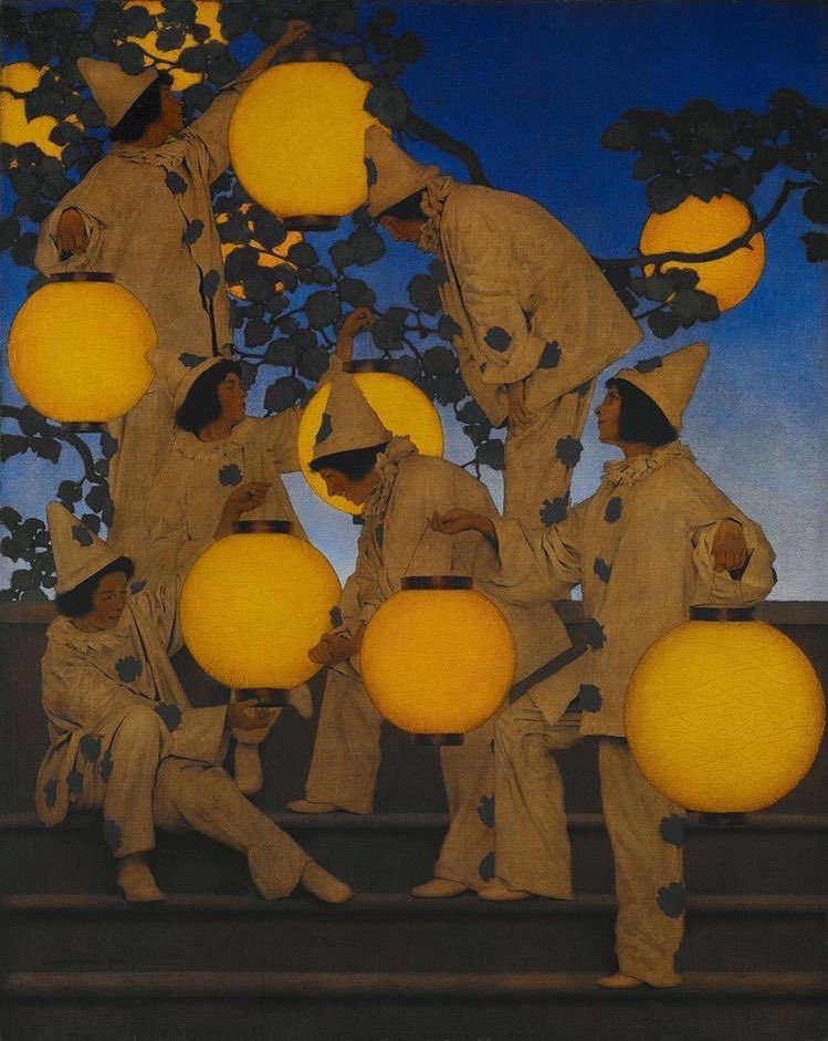 xe0_xeo's tweet photo. Artistic pieces from American artist Maxfield Parrish https://t.co/COfdarff8H