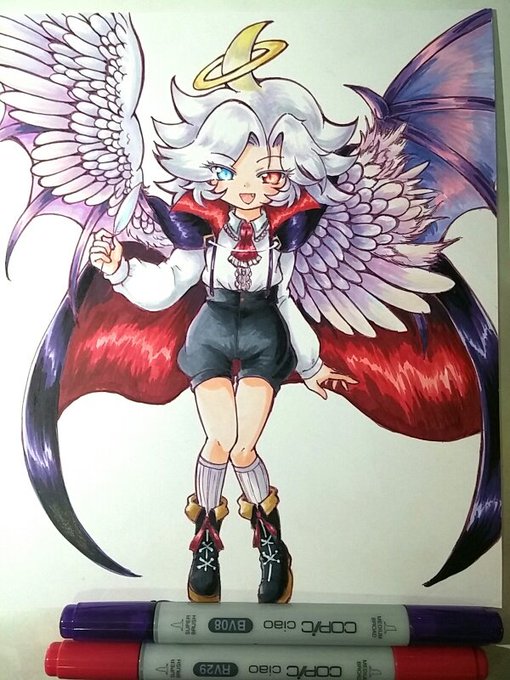 #天使の日
うちの子で天使いないなあと思ってたけど1人それっぽいのいた 