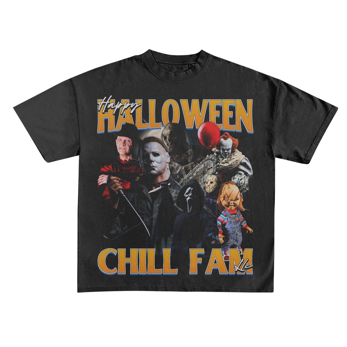 ChillFamBrand's tweet photo. OUR LIMITED HALLOWEEN TEE IS NOW AVAILABLE  https://t.co/gkGFsi1NcZ https://t.co/myUTDuHnUZ