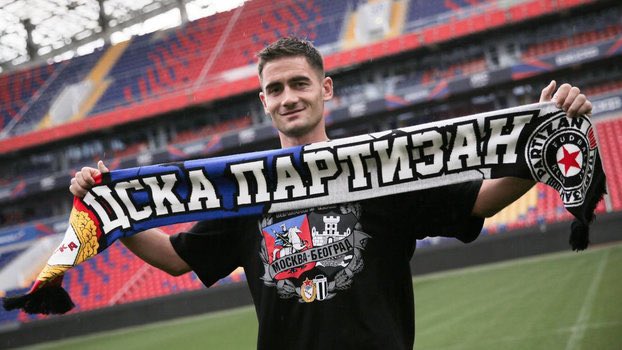 pfc_cska's tweet photo. 🔴🔵🤜🏻🤛🏻⚫️⚪️

Честитамо нашим друговима из @FKPartizanBG 77. рођендан! Желимо вам пуно успеха! 💪🏻 https://t.co/kH9jkVxAPo