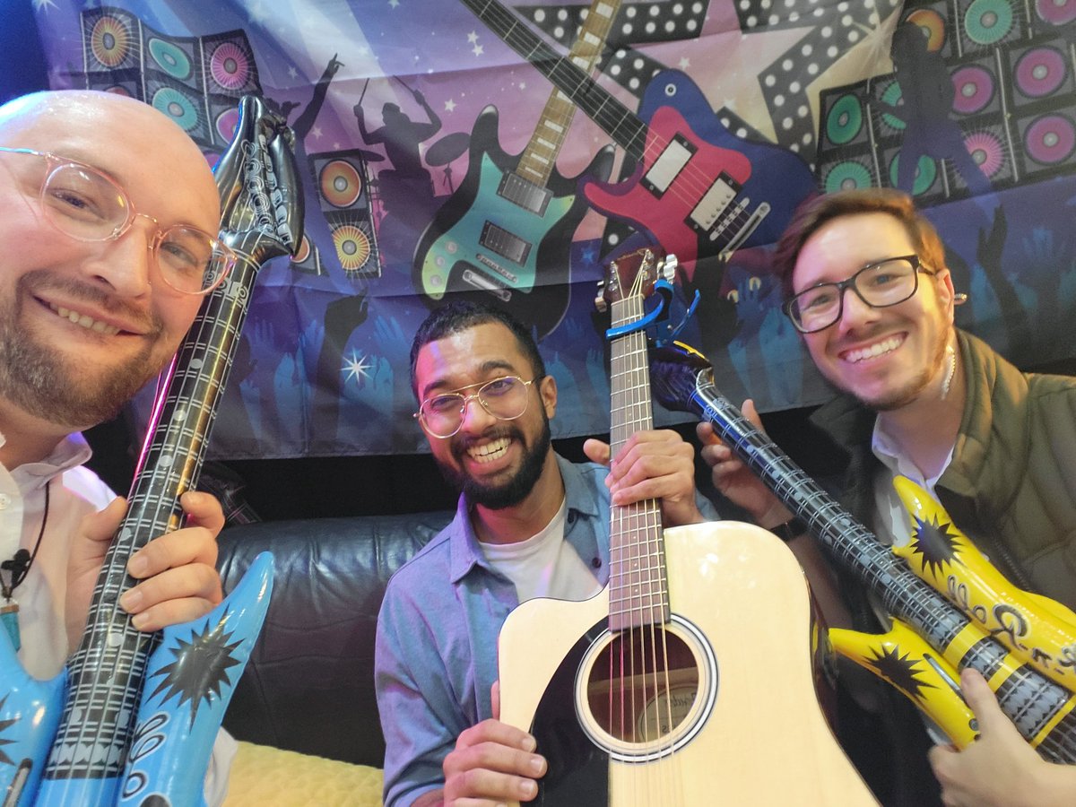 TheCaringView's tweet photo. @AdamDPurnell and @_mark_topps ready to join the band when Ashik starts one!
They're clearly full of talentjust not as talented as Ashik!
Ashik is from @ShireHallCare
#CSGT22 @ChampioningCare https://t.co/Zo2Womvi7y