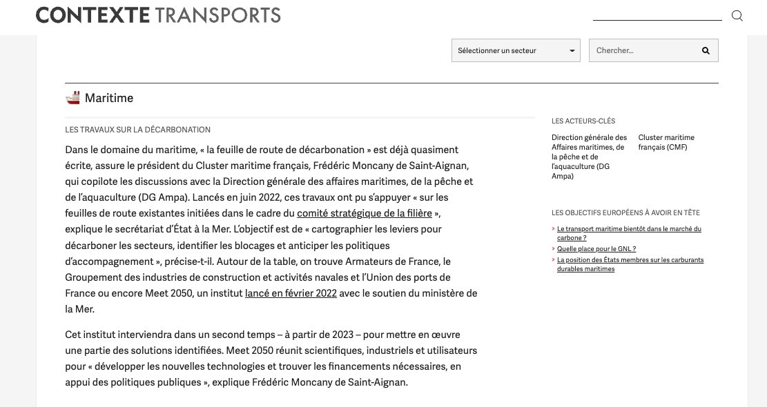 Contexte on Twitter "Décarbonation des transports quel est le plan d’attaque par secteur et