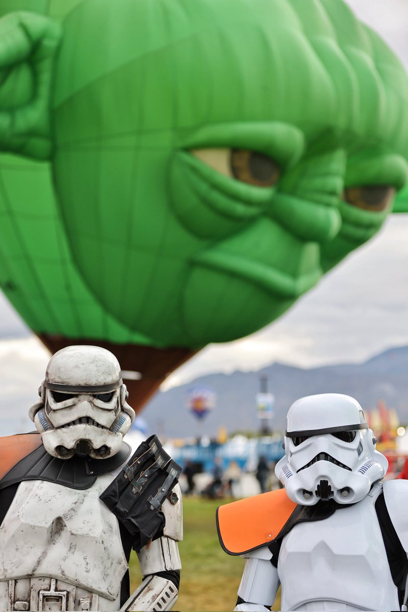 These are not the balloons you're looking for. #BalloonFiesta