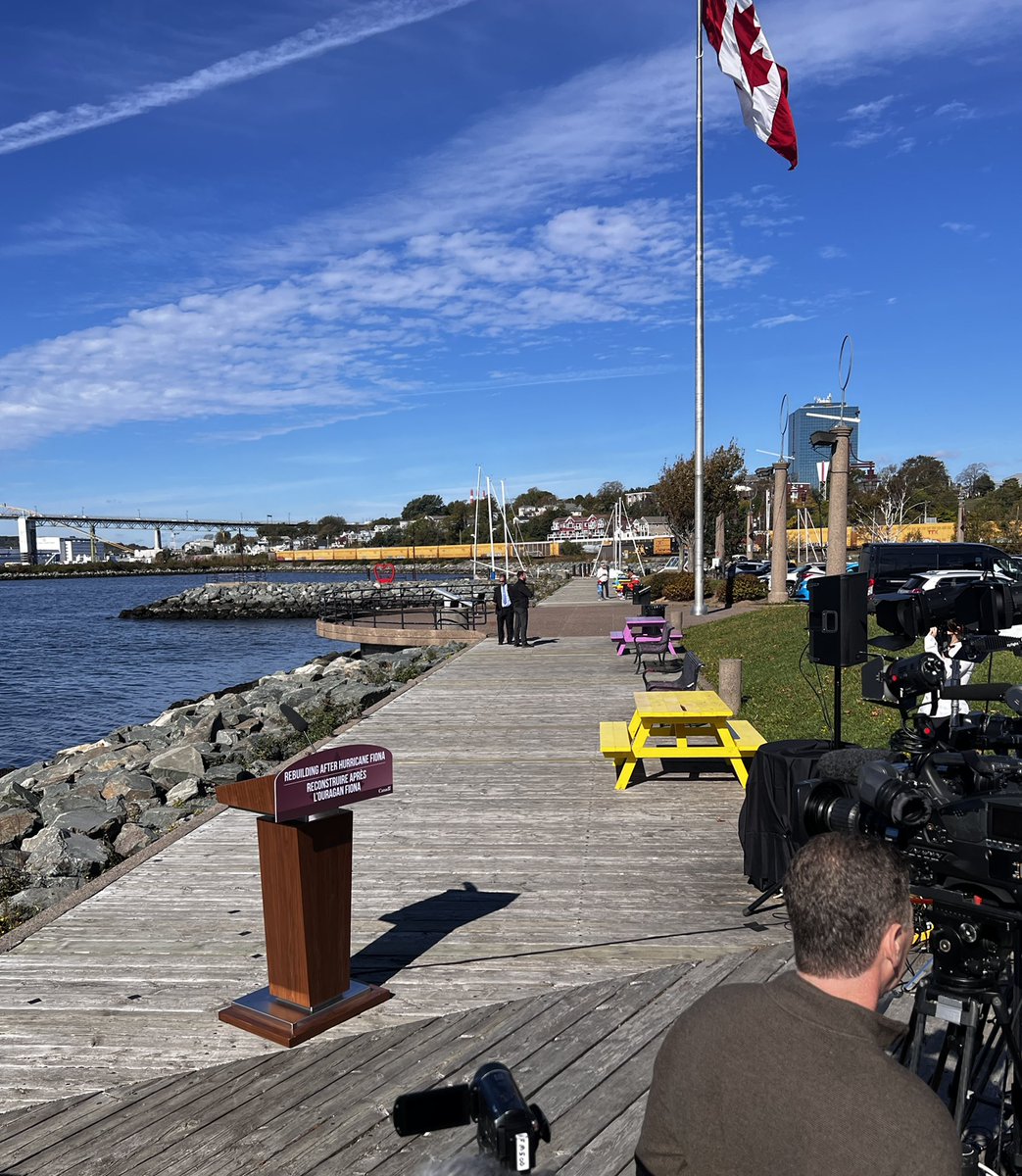 Prime Minister Justin Trudeau is in Nova Scotia, announcing a federal support package for Atlantic Canadians impacted by Hurricane Fiona.