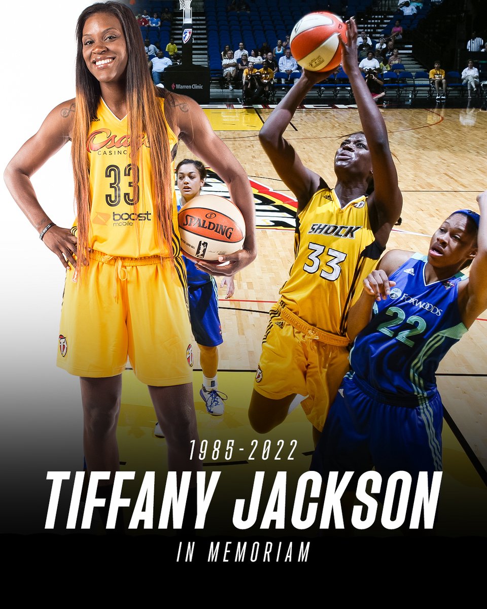 A Texas legend. 
A member of our WNBA family.
A mom, daughter, teammate, mentor, and friend. 
Your impact will be remembered forever. 

Our thoughts and prayers are with the Jackson family.