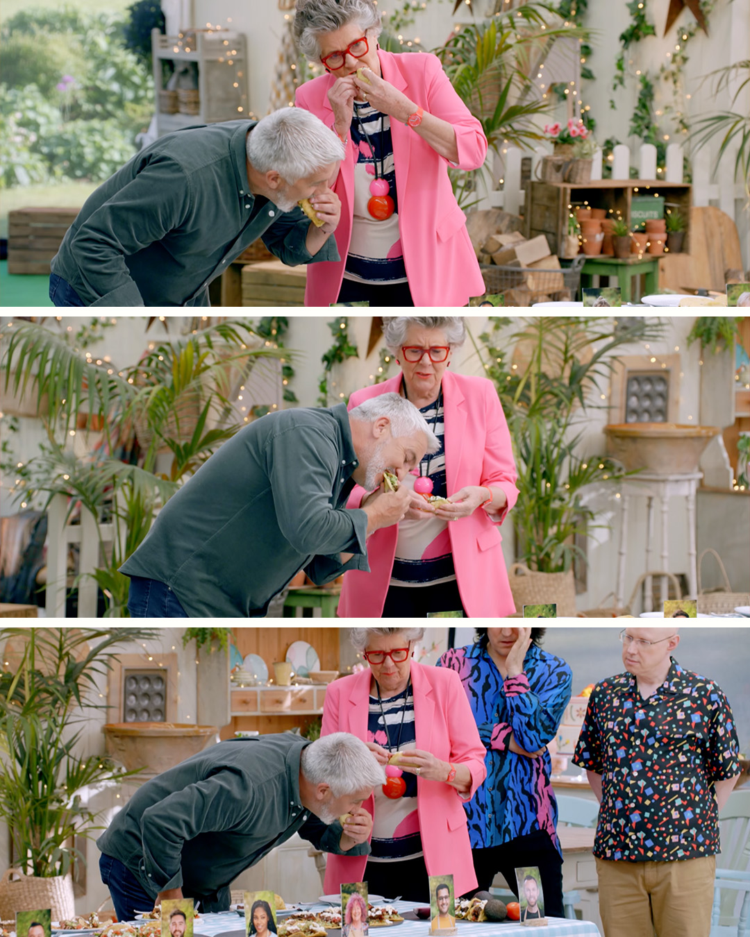 British Bake Off on Twitter "Paul Hollywood eating tacos at extreme angles. GBBO https//t.co
