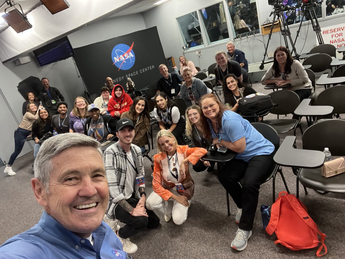 Great group at the NASA Social!  Go Crew 5!