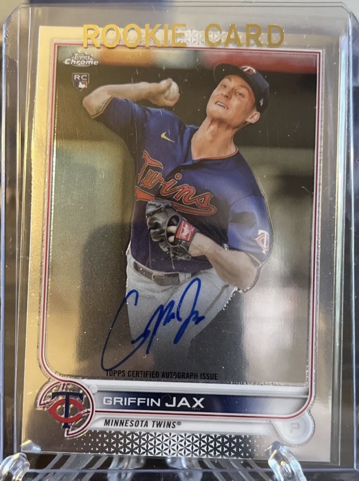 We’ve seen Griffin Jax emerge as a star for the #MNTwins pen in his rookie season this year.

Win his <a href="/Topps/">Topps</a> Chrome rookie auto.

RT to enter, must be following to be eligible.
