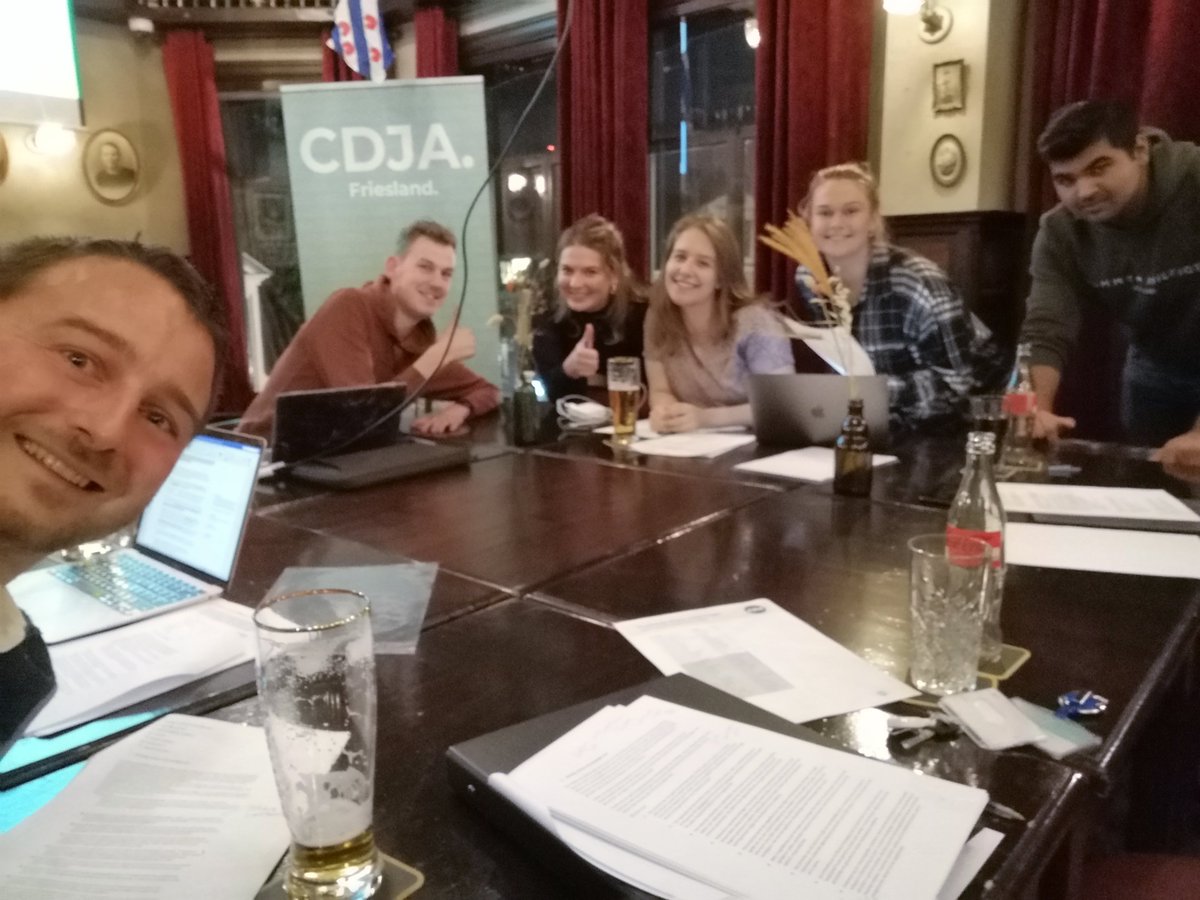 LSvanDijk's tweet photo. Op bezoek bij het @FryslanCdja  om het PS verkiezingsprogramma door te nemen van het @cdafryslan https://t.co/e4WXKe23gg