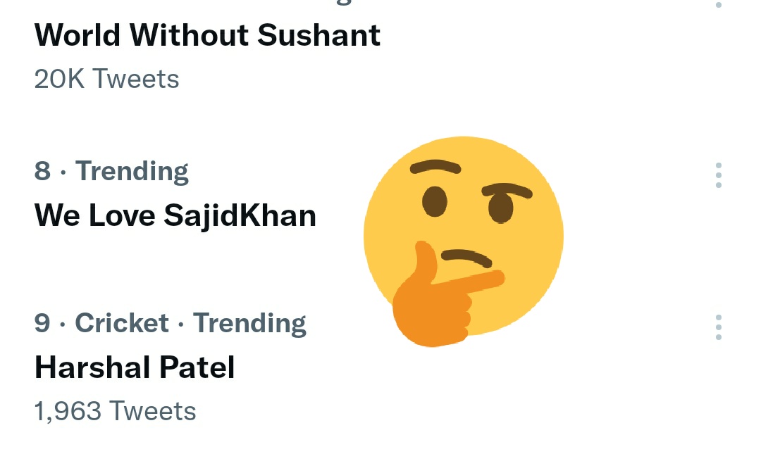 IAmNeutral7's tweet image. Uddi baba Sajid Khan is trending

Is it a fans trend 
OR
Paid trend 

no.of tweets not showing, but it is trending at India level
at No.8 position 🤔

#FixBoss 👎
#ScriptedShow 👎

#UmarRiaz #UmarArmy