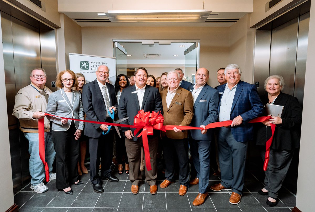 MCLCPAs's tweet photo. MC&amp;L's Ribbon Cutting this past Thursday was a huge success - thanks to everyone who came out to celebrate MC&amp;L's new location in Ridgeland! We especially thank our staff, the Ridgeland Chamber, Board, and Diplomats, along with Mayor Gene McGee, and all City Representatives! 👏 https://t.co/5s7aSxtXo1