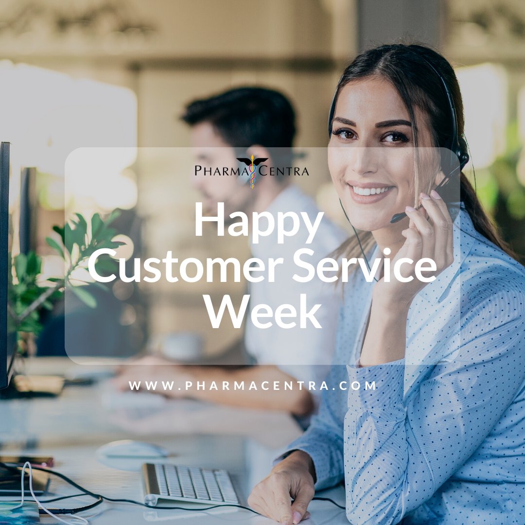 Happy Customer Service Week! 

Here at PharmaCentra, we pride ourselves on providing high-quality customer service interaction for your customers!

#pharmacentra #customerserviceweek #customerservice #pharmacueticals #doctors #medicines