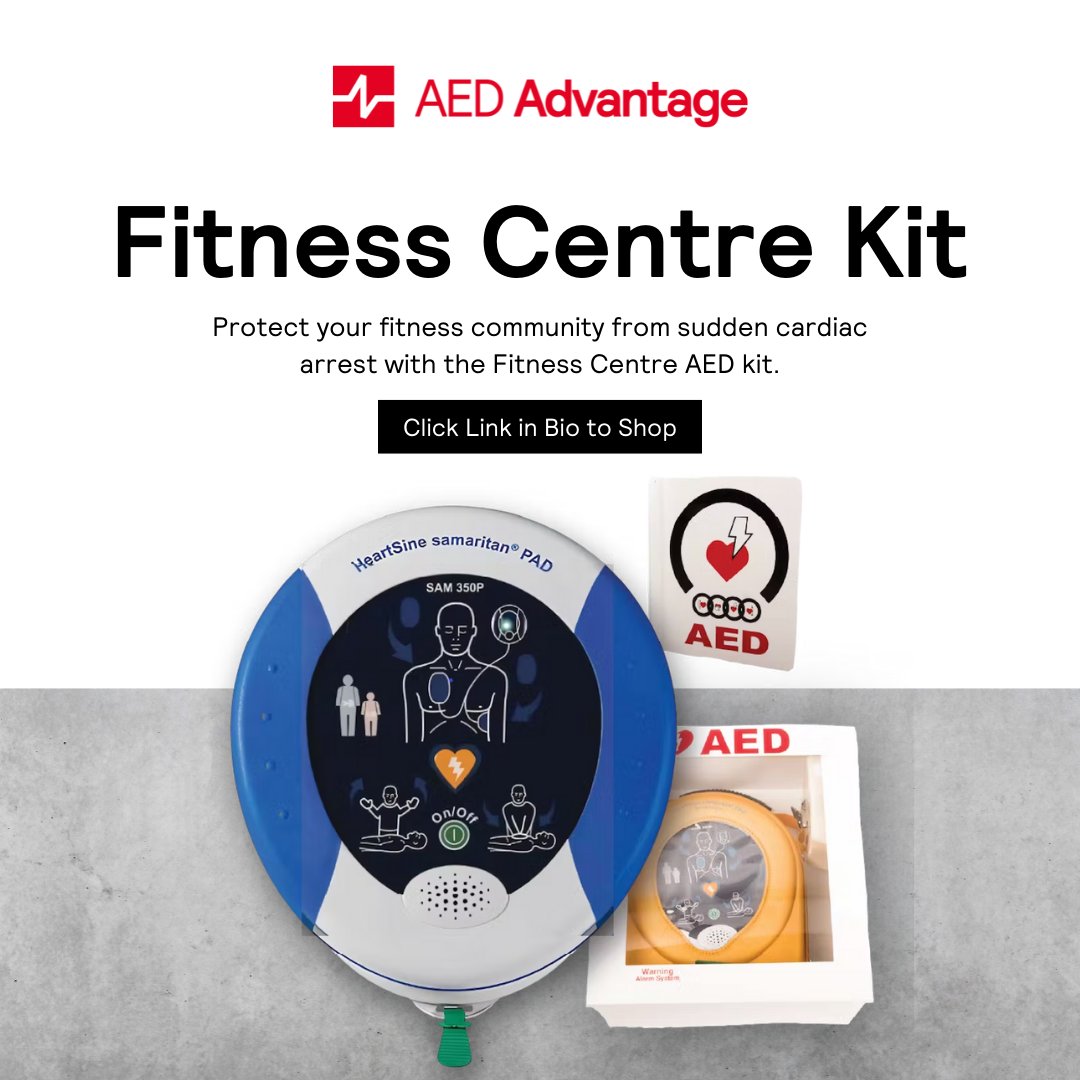 Is there an AED at your gym?

Sudden cardiac arrest, is just that, SUDDEN, so being prepared before an emergency is crucial. 🎯

Click the 𝗹𝗶𝗻𝗸 𝗶𝗻 𝗼𝘂𝗿 𝗯𝗶𝗼 to shop today or send us a DM if you have any questions! 
.
.
.
#aedgym #aedfitnesscommunity #aedcommunity #aed
