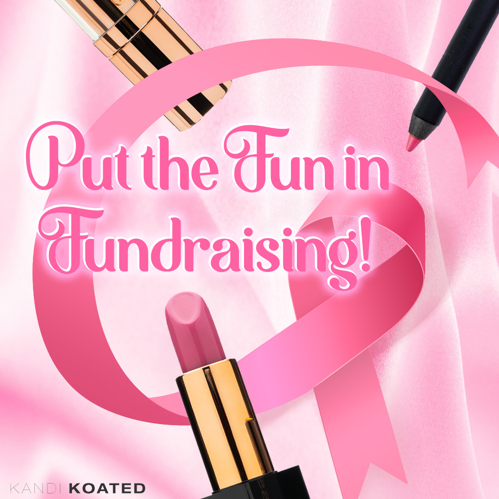 This month is #BreastCancerAwarenessMonth, and we are fundraising with our #BKBlessing lipsticks and our Donation Giftset! Plus: Did you know you can host a Kandi Koated Fundraiser?