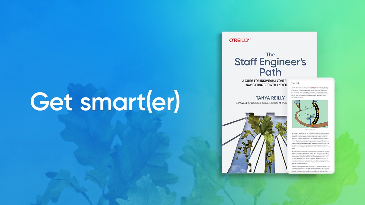 OReillyMedia's tweet image. [NEW RELEASE] The Staff Engineer's Path -- This in-depth book by @whereistanya shows you how to understand your role, manage your time, master strategic thinking, and set the standard for technical work. oreil.ly/3kj4R #OReillyExperts