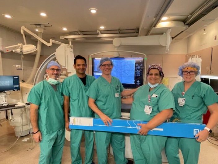 It's great to see Abbott's AVEIR VR technology available to patients in Camden, NJ.
Thank you, Dr. Darius Sholevar and the EP Lab Team at Virtua Our Lady of Lourdes, for making this happen.

#abbott #aveir