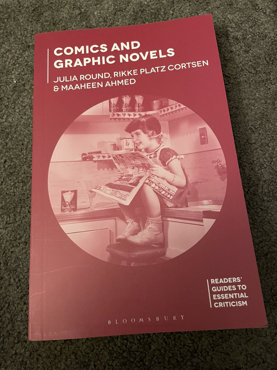Julia Round (@hypnojoo) on Twitter photo It’s been a long road to publication but our Guide to #ComicsStudies is finally here! So grateful for my brilliant collaborators Rikke <a href="/rpcortsen/">Rikke Platz Cortsen</a> and Maaheen Ahmed, and for the support of series consulting editor @nicolastredell.
Ebook £16, paperback £20 bloomsbury.com/uk/comics-and-… It’s been a long road to publication but our Guide to #ComicsStudies is finally here! So grateful for my brilliant collaborators Rikke <a href="/rpcortsen/">Rikke Platz Cortsen</a> and Maaheen Ahmed, and for the support of series consulting editor @nicolastredell.
Ebook £16, paperback £20 bloomsbury.com/uk/comics-and-…