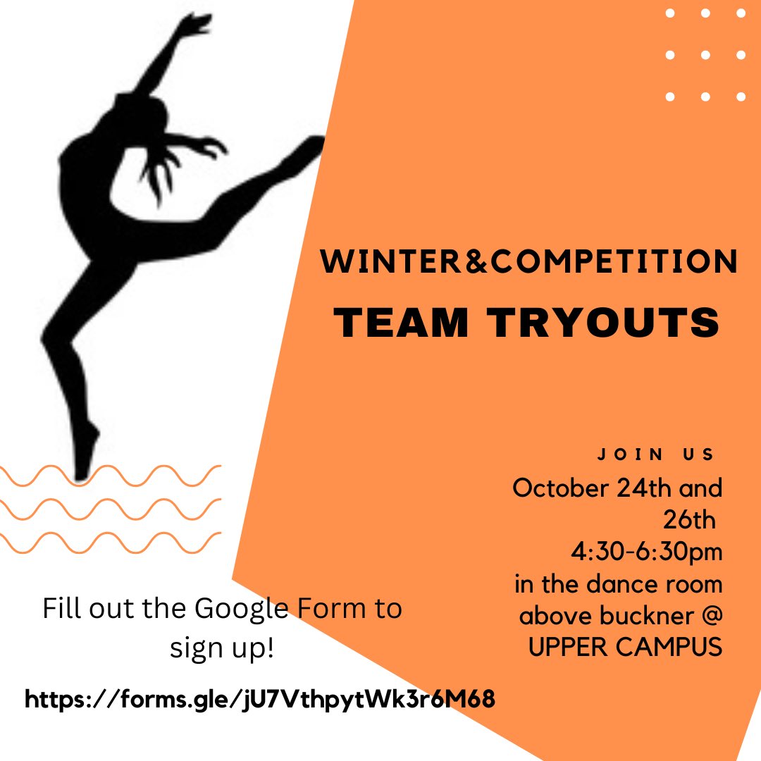 Winter tryouts are here! Fill out the form to sign up!

forms.gle/jU7VthpytWk3r6…