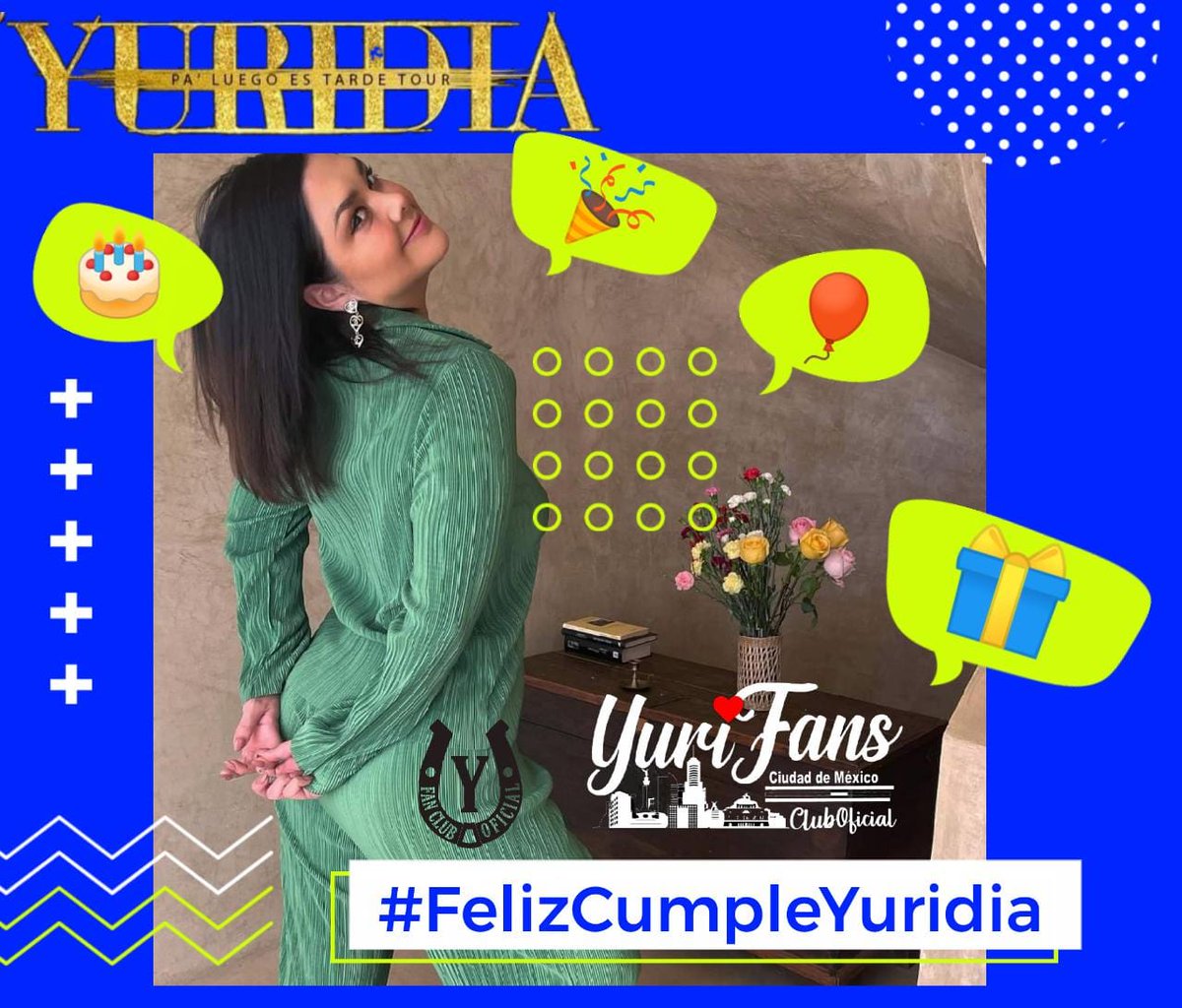 251068J's tweet photo. Muchas felicidades por siempre y esperemos que haya @yuritaflowers
Para rato que nos sigas iluminado la vida con tu voz.
@Yurifans_CDMX
#FelizCumpleañosYuridia #Pa'LuegoEsTarde https://t.co/bQ2e9eaL0x