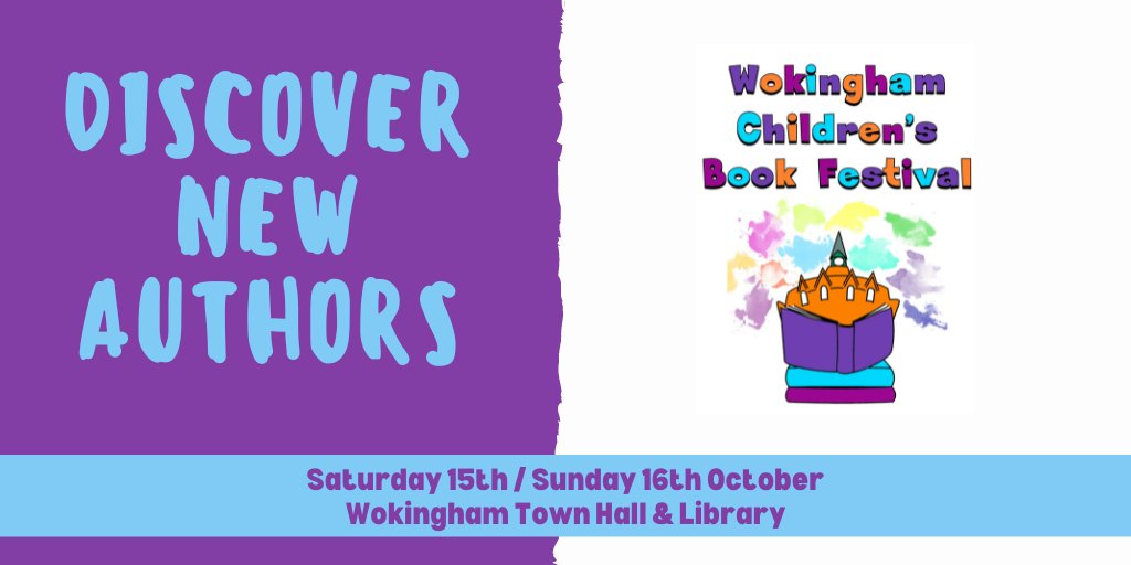There's loads of great authors &amp; illustrators at the #bookfest so make sure you check out who's coming &amp; book your tickets 👉wokingham-tc.gov.uk/bookfest/  Come and join in the fun!
#Wokingham #Crowthorne #Woodley #Bracknell