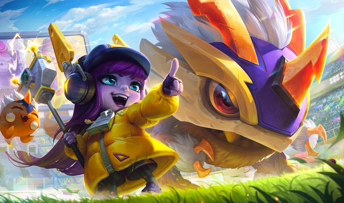 LPP GIVEAWAY!! 💛💜⚡️ 3 Winners receive Zap’Maw (includes champ, skin, and chroma) RT + FOLLOW TO ENTER Ends 10/10. International.