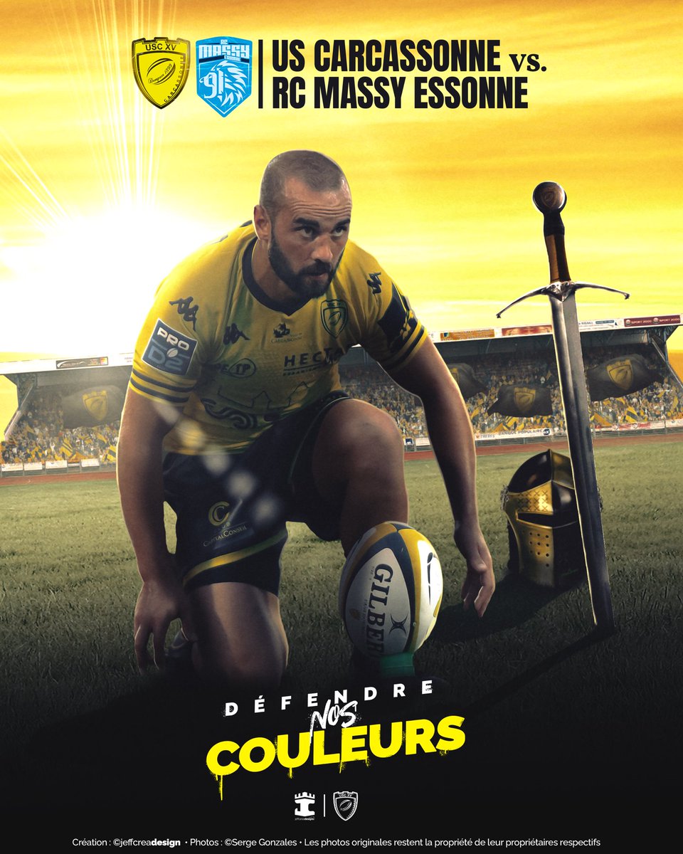 🖌 Professional Work. 

• 2ème; 3ème &amp; 6ème Journée de <a href="/rugbyprod2/">Rugby PRO D2</a> W/ @USCXV 🏉⚔

- USC XV VS. <a href="/UsmSapiacRugby/">USM Sapiac</a> 
- USC XV VS. <a href="/ASBHOfficiel/">ASBH Officiel</a> 
- USC XV VS. <a href="/RCME91/">Rugby Club Massy Essonne</a> 

#DéfendreNosCouleurs