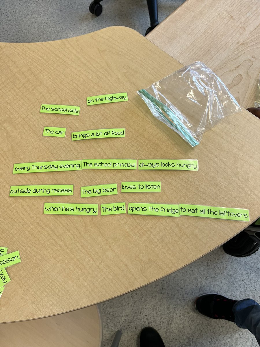 mepvabeach's tweet photo. Fun with sentence building! @DrManigo Every Thursday evening the school principal always looks hungry. 😂😂 #CPESProud @kimellis3677 @MrsHoldcraft https://t.co/GQZqDB6yqL