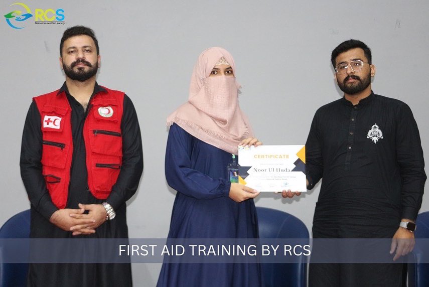 RcsOrganization's tweet photo. RCS acknowledges the efforts of all team members. To appreciate thier efforts ,certificates were distributed among management team members.
1/2
#proudrcians #rcs #ResourcesCoalitionSociety #firstaidtraining #firstaidresponder #rcsorganization #prcs #PakistanRedCrescentSociety https://t.co/z89coKMKd9
